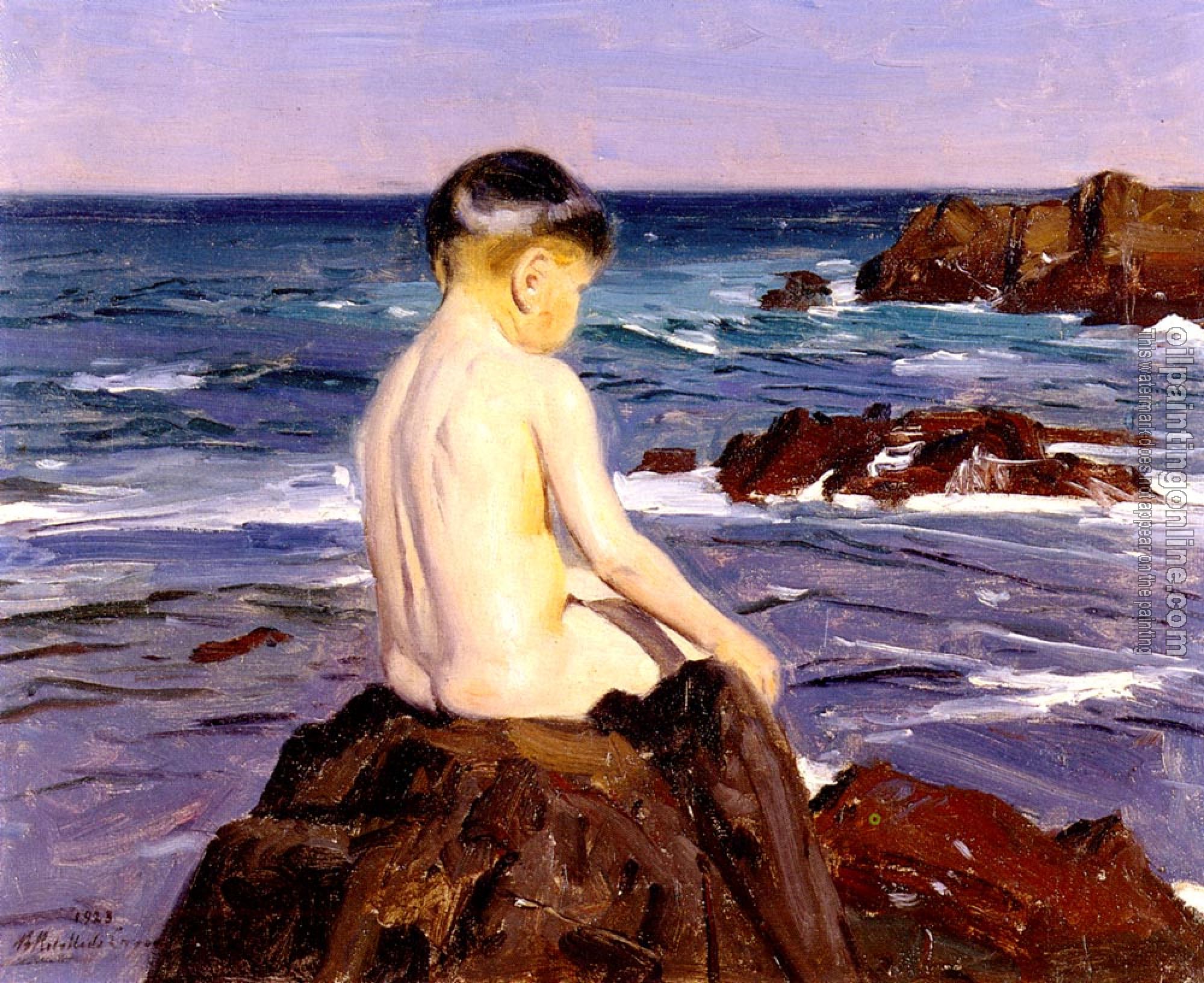 Benito Rebolledo Correa - At The Beach